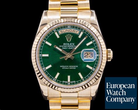 118238 rolex green|rolex day date president 118238.